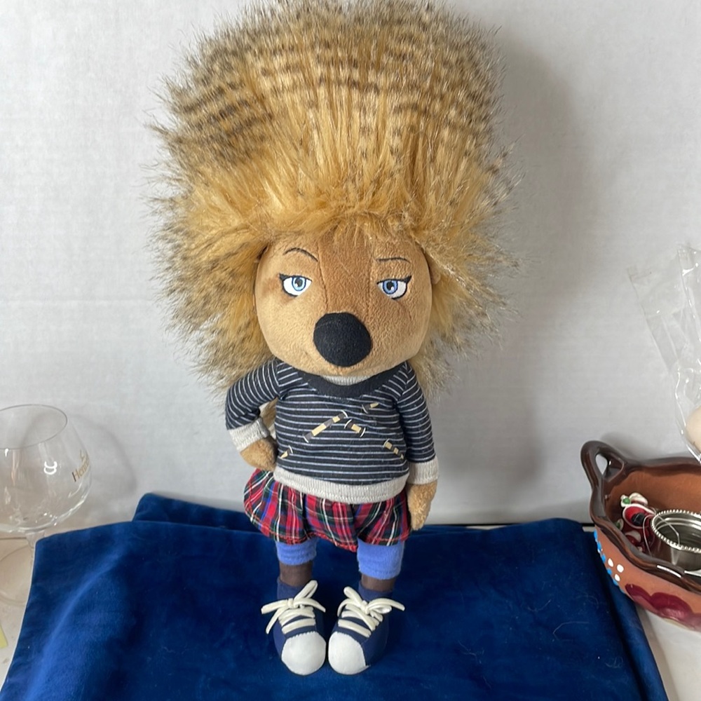 SING Universal Movie Plush Toy Porcupine ASH Stuffed Animal